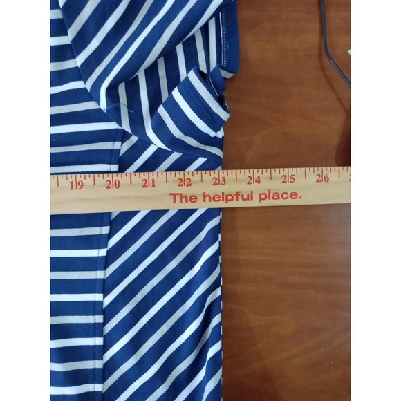 cuddl duds Lounge Dress Women's Size 2X Striped - Picture 6 of 12